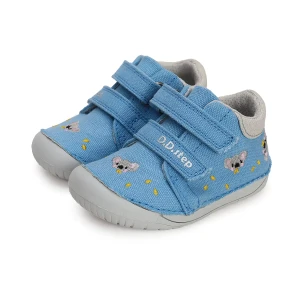 Półbuty tekstylne barefoot D.D.step Niebieskie