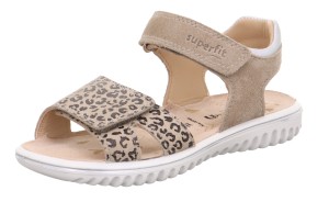 SUPERFIT dziewczęce sandałki Sparkle Beige