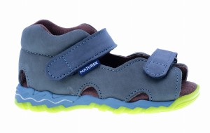 Sandałki Mazurek 1363 JEANS NUB.