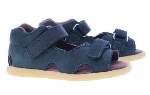 Sandałki Mazurek 1363 GRANAT NUB.