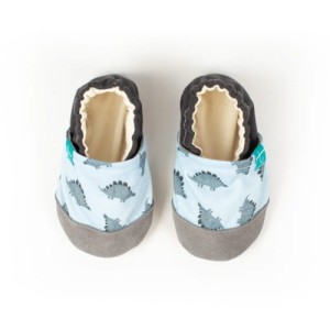 Kapcie TITOT Dinozaur GREY DINO 