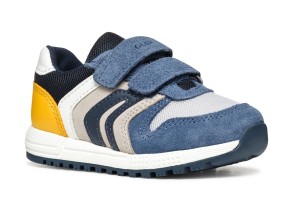 GEOX półbuty Alben B453CA 02214 JEANS/YELLOW (24-27) 