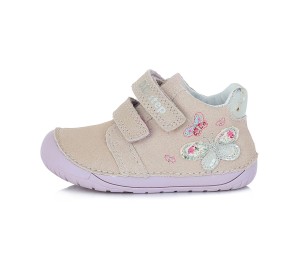 Trzewiki skórzane barefoot DD Step pierwsze buty 