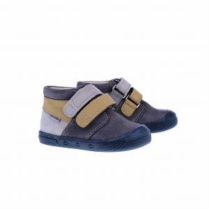 Trzewiczki MAZUREK 1355 SZARY MIX C.ŻÓŁTY