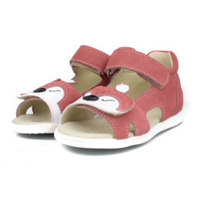 Skórzane sandały MIDO Noster salmon lisek 