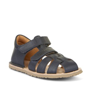 Sandały Froddo G3150283 skórzane dark blue barefoot