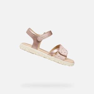 Dziewczęce sandały Geox Sandal Haiti Light Pink