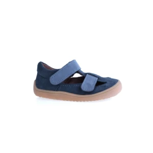 Sandałki Mazurek BAREFOOT 1372 NAVY JEANS 