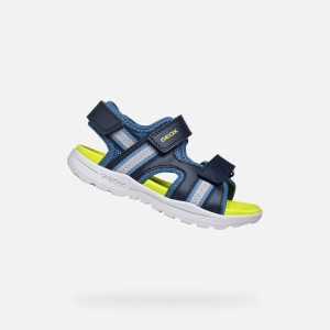 Geox sandały J Vaniett NAVY/BLUE 