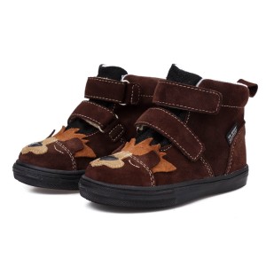 Trzewiki jesienne z membraną MIDO ciemny brąz lew 