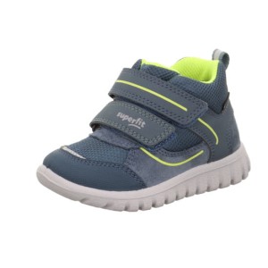 Superfit SPORT7 MINI BLAU/GELB- Trzewiki ocieplane GORE-TEX