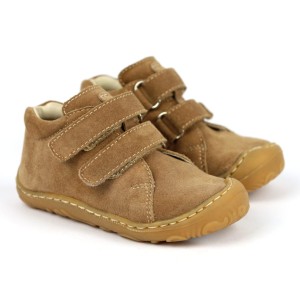 Skórzane trzewiki  MIDO  bambino brąz