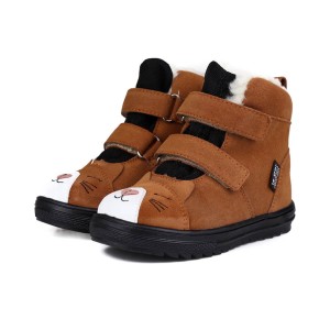 Mido Shoes  śniegowce z membraną kotek rudy