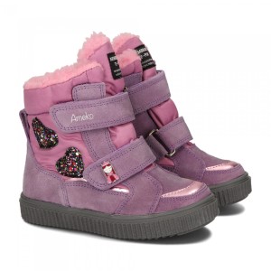 Trzewiki zimowe z membraną AMEKO Iglo-Lilac