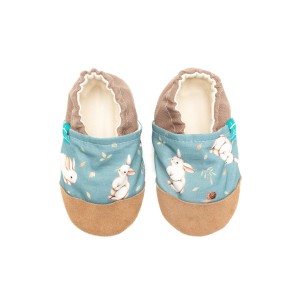 Kapcie TITOT GREEN BUNNY 